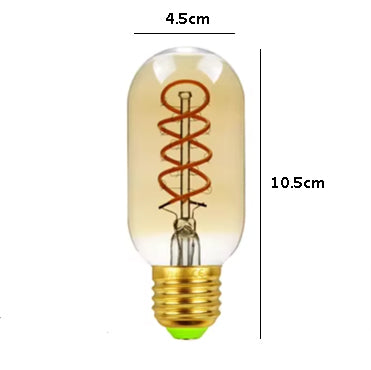 Vintage Industrial Ampoule-shaped LED Edison Globe with Braid Filament Pattern