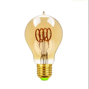 Vintage Industrial Pear-shaped LED Edison Globe with Wire Filament Pattern