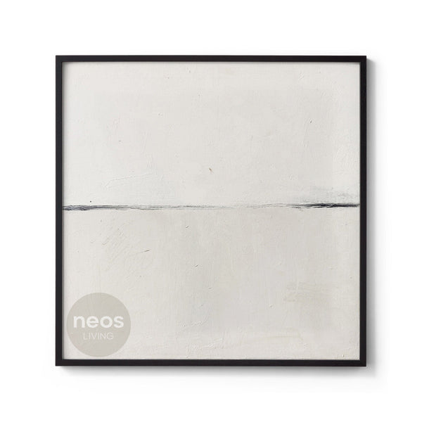 Beige / Grey Abstract Minimalist Painting / Wall Art - NE0001