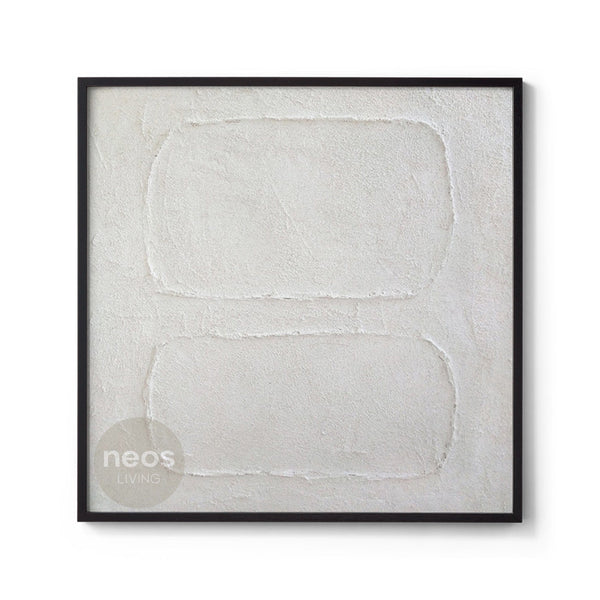 Beige Textured Abstract Minimalist Painting / Wall Art - NE0003