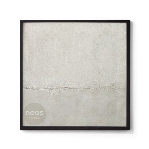 Beige / Grey Abstract Minimalist Painting / Wall Art - NE0006