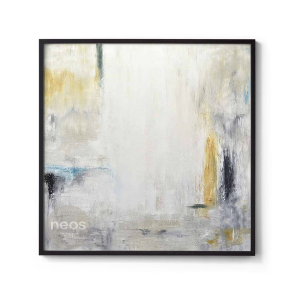 Beige / Grey / Yellow Abstract Minimalist Painting / Wall Art - NE0026