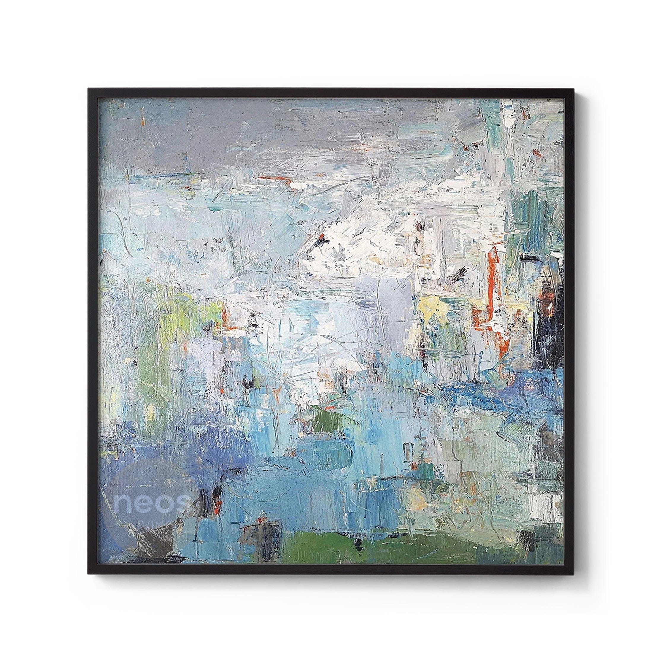 Multi-Colored Abstract Minimalist Painting / Wall Art - NE0049