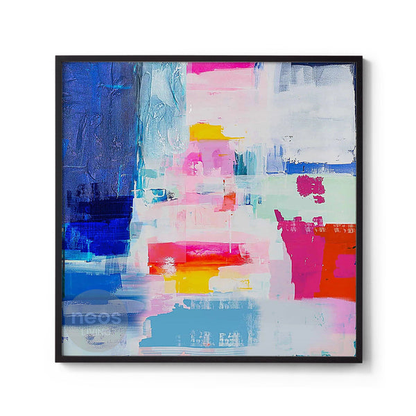 Multi-Colored Abstract Painting / Wall Art - NE0051