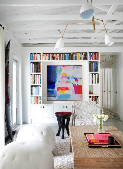Multi-Colored Abstract Painting / Wall Art - NE0051