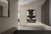 Black / White Abstract Painting / Wall Art - NE0057