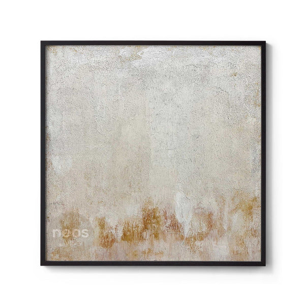 Beige / Grey / Brown Abstract Minimalist Painting / Wall Art - NE0088