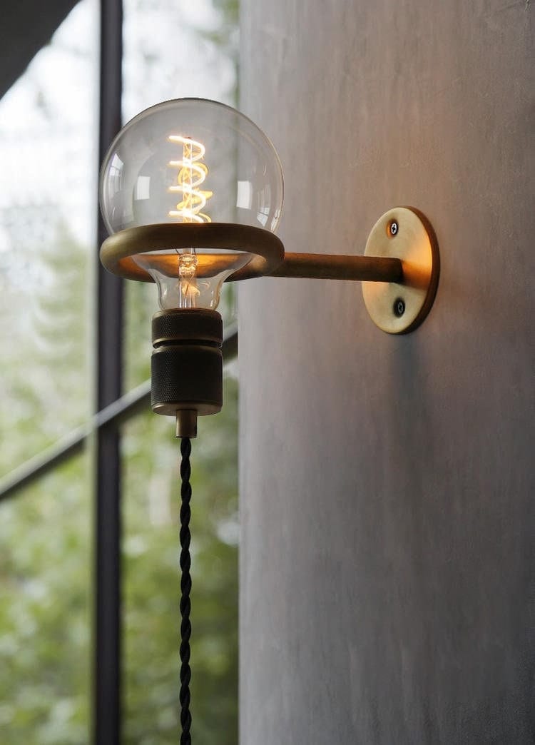 Retro LED Edison Globe Wall Light in Industrial Loft Style