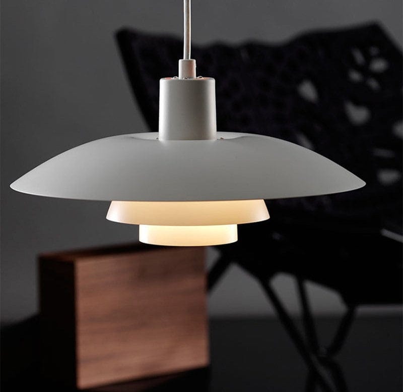 Scandinavian Umbrella Pendant LED Light in Mid-century Modern Style - Bulb Included