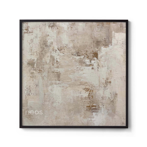 Beige / Brown / White Abstract Painting / Wall Art - NE0067